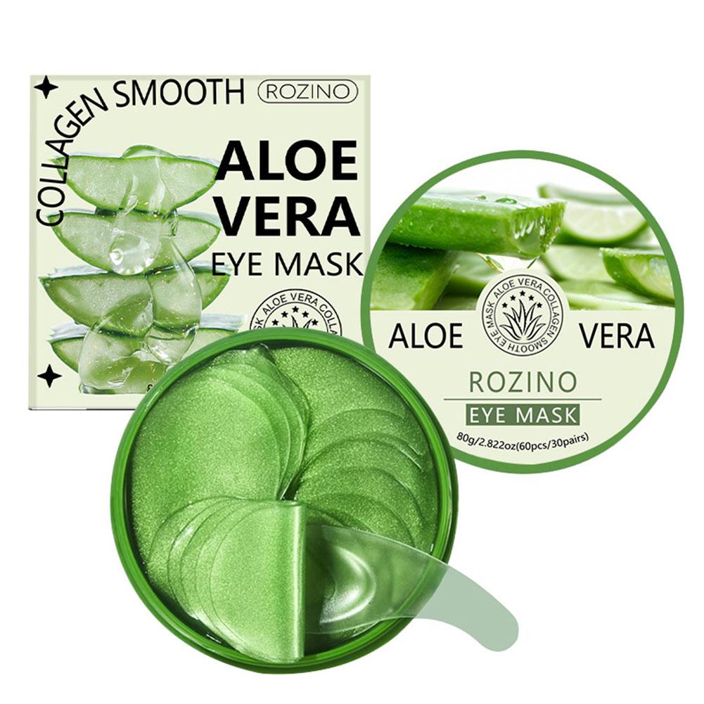 Sheet Mask Collagen - 60 Stück Aloe Vera Kollagen Augenmaske