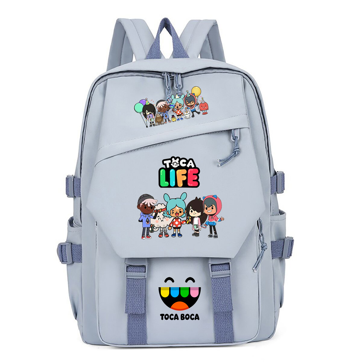 Korean Student Lifestyle - Toca Life World Print Rucksack für
