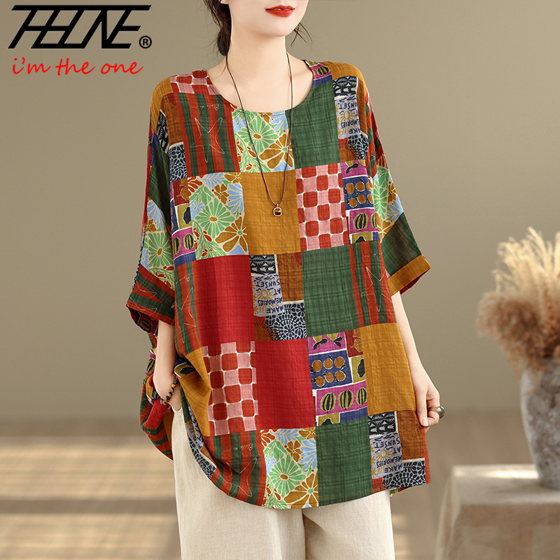 THHONE Damenblusen mit Print,  – Korean Lifestyle Bewertung und Preis