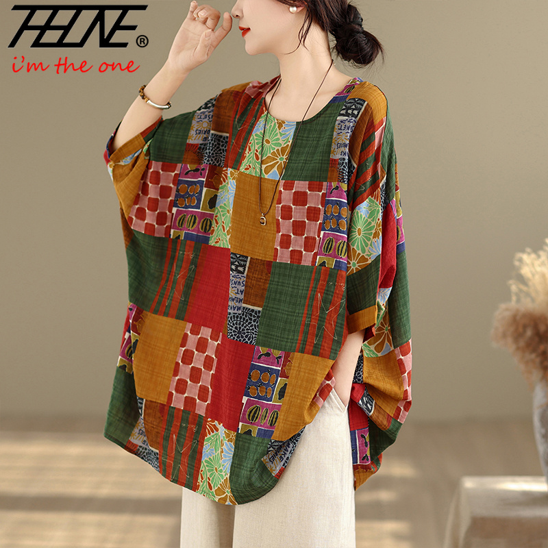THHONE Damenblusen mit Print,  – Korean Lifestyle Bewertung und Preis