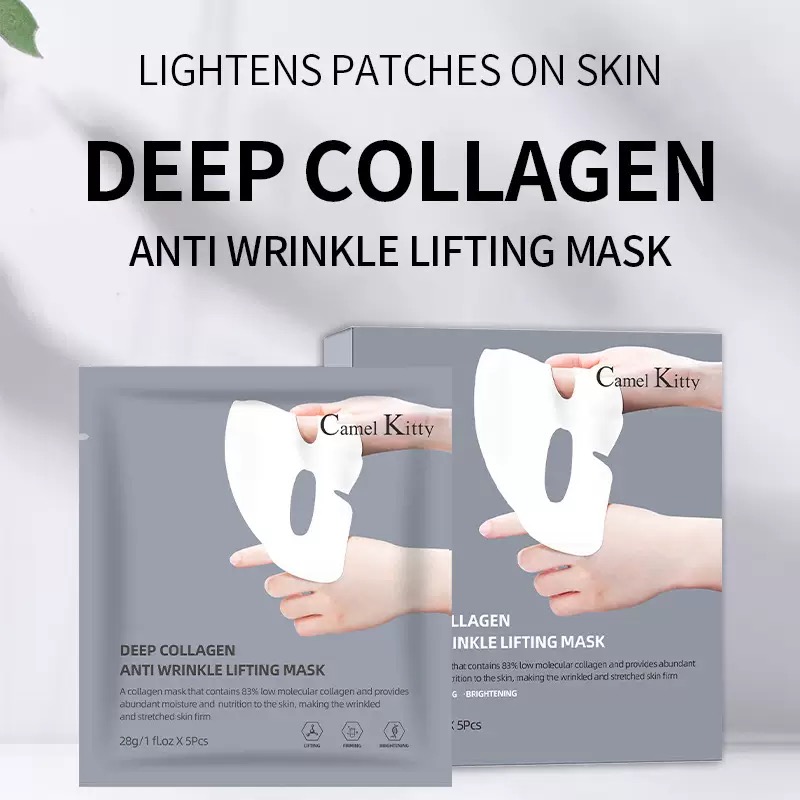 5PCS Kollagen Gesichtsmasken T – Sheet Mask Collagen Bewertung und Preis