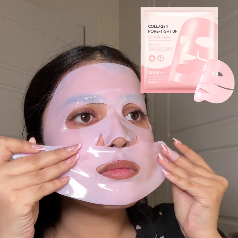 Rosa Kollagen-Maske Tiefenrein – Sheet Mask Collagen Bewertung und Preis