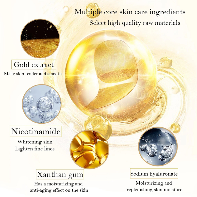 5/10/20/30 Paar Kristall Gold  – Sheet Mask Collagen Bewertung und Preis