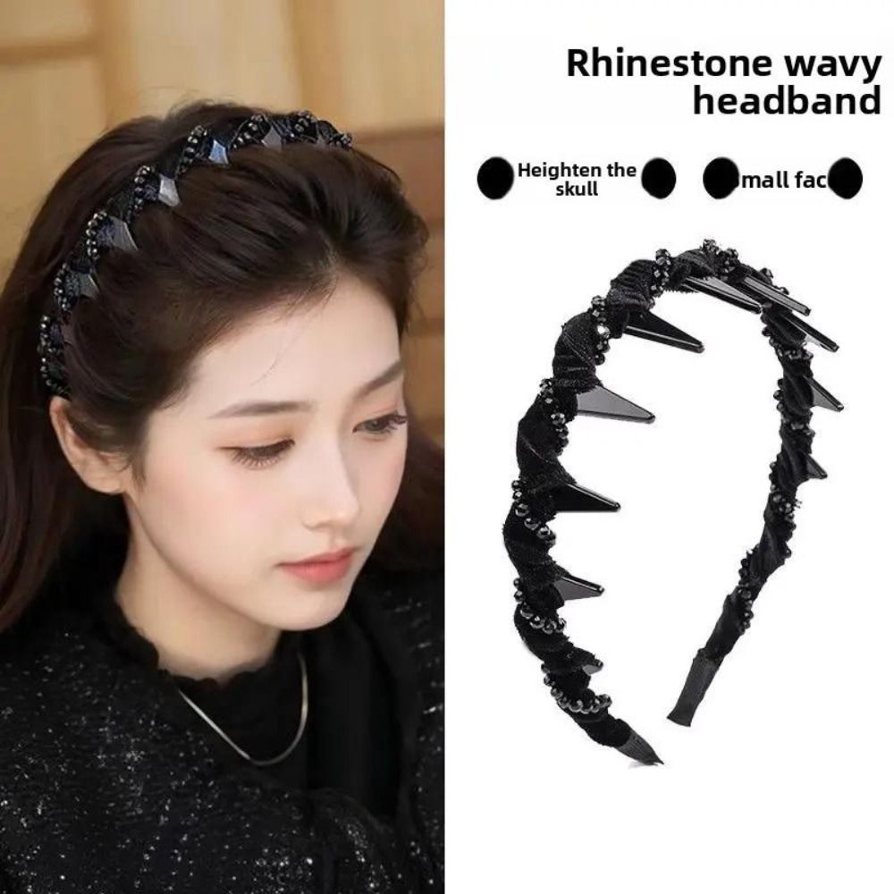 Gezahntes Wellen-Stirnband im  – Korean Lifestyle Bewertung und Preis
