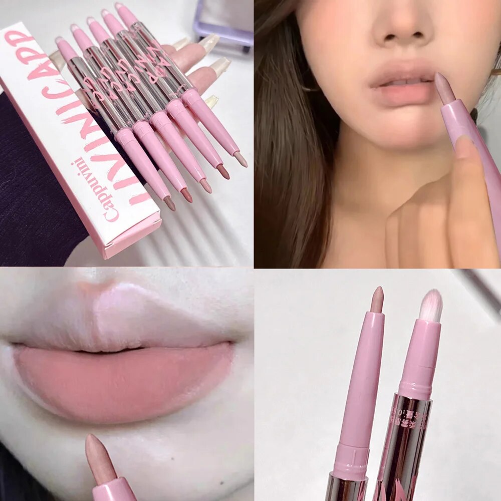 Nude Lip Liner mit Lippenpinse – Lip Tint Korean Bewertung und Preis